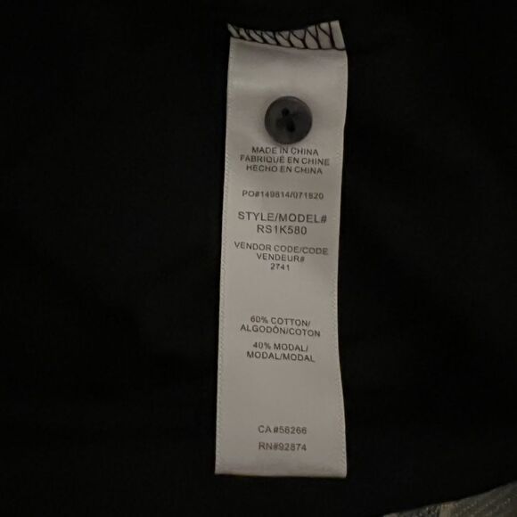 Splendid V-Neck Long Sleeve Button Henley - Picture 5 of 6